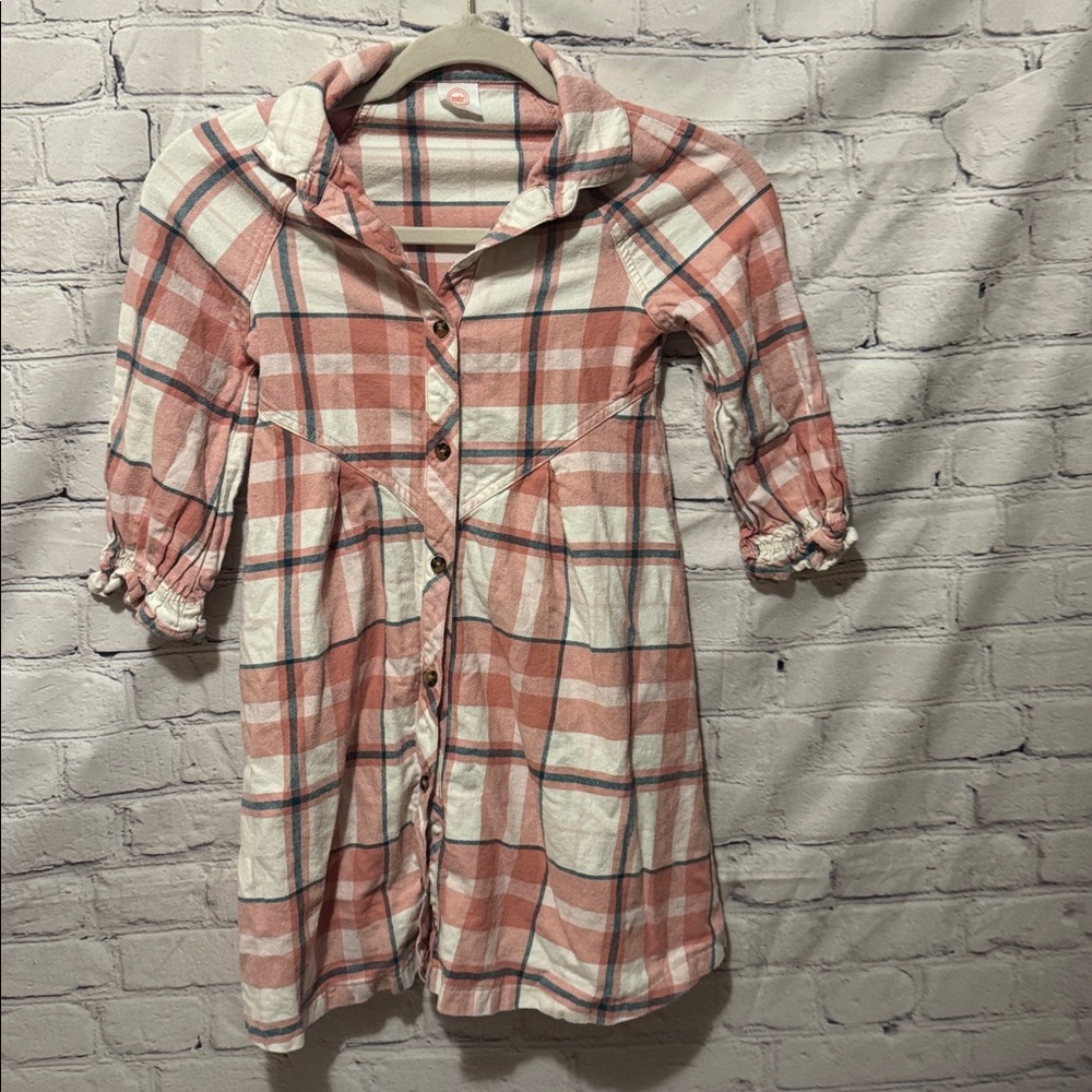 6 Pc Girls bundle Jeans, top. PJ, flannel dress-pinks, purple, leopard - Picture 2 of 11